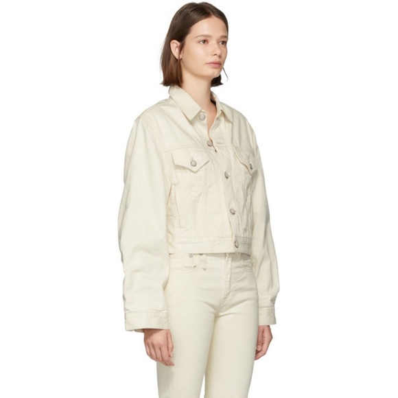 NWT R13 White Denim Jacket - Picture 2 of 10